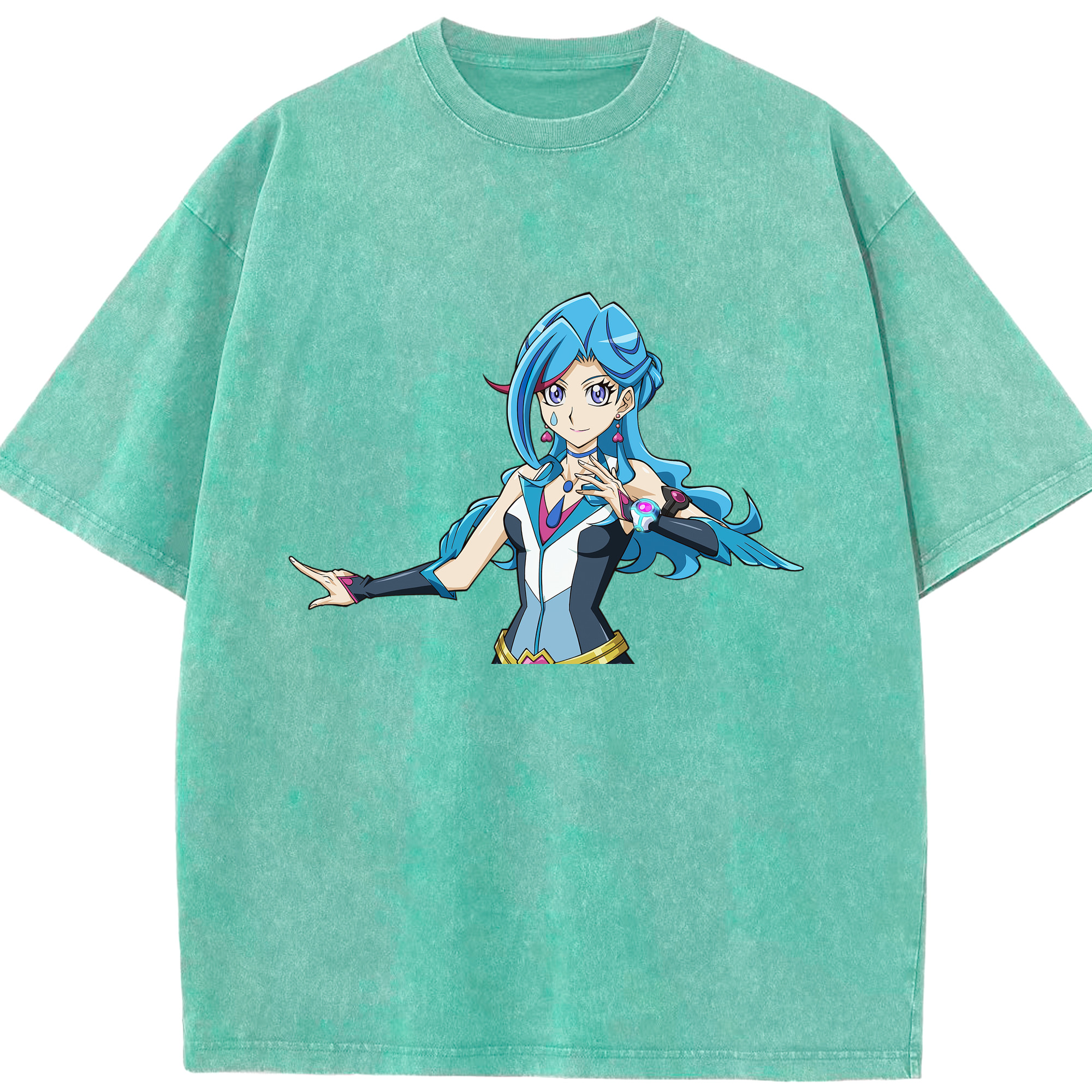 （画像用） 遊☆戯☆王 Yu-Gi-Oh! 綿100% ヴィンテージ風 半袖Tシャツ（フロントプリント）